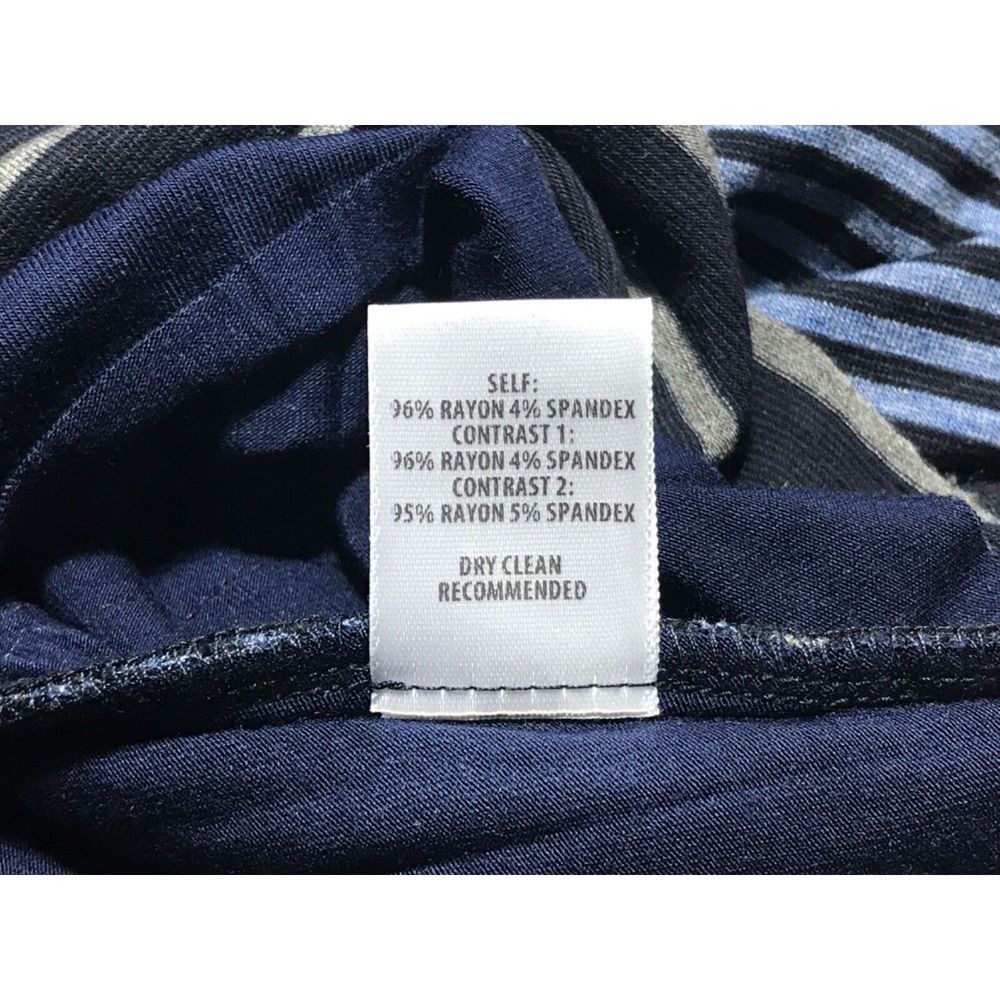 NWT Anthropologie Bailey 44 Beryl Bandage Dress XL Blue‎ Striped Jersey Layered - Picture 12 of 16